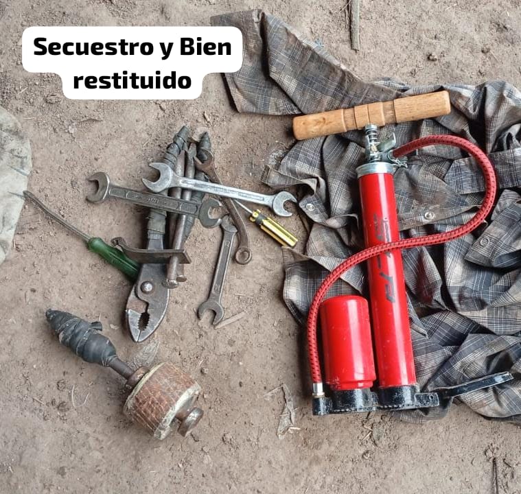 Nietos detenidos por robar herramientas a su abuelo: devolvieron los objetos sustraídos