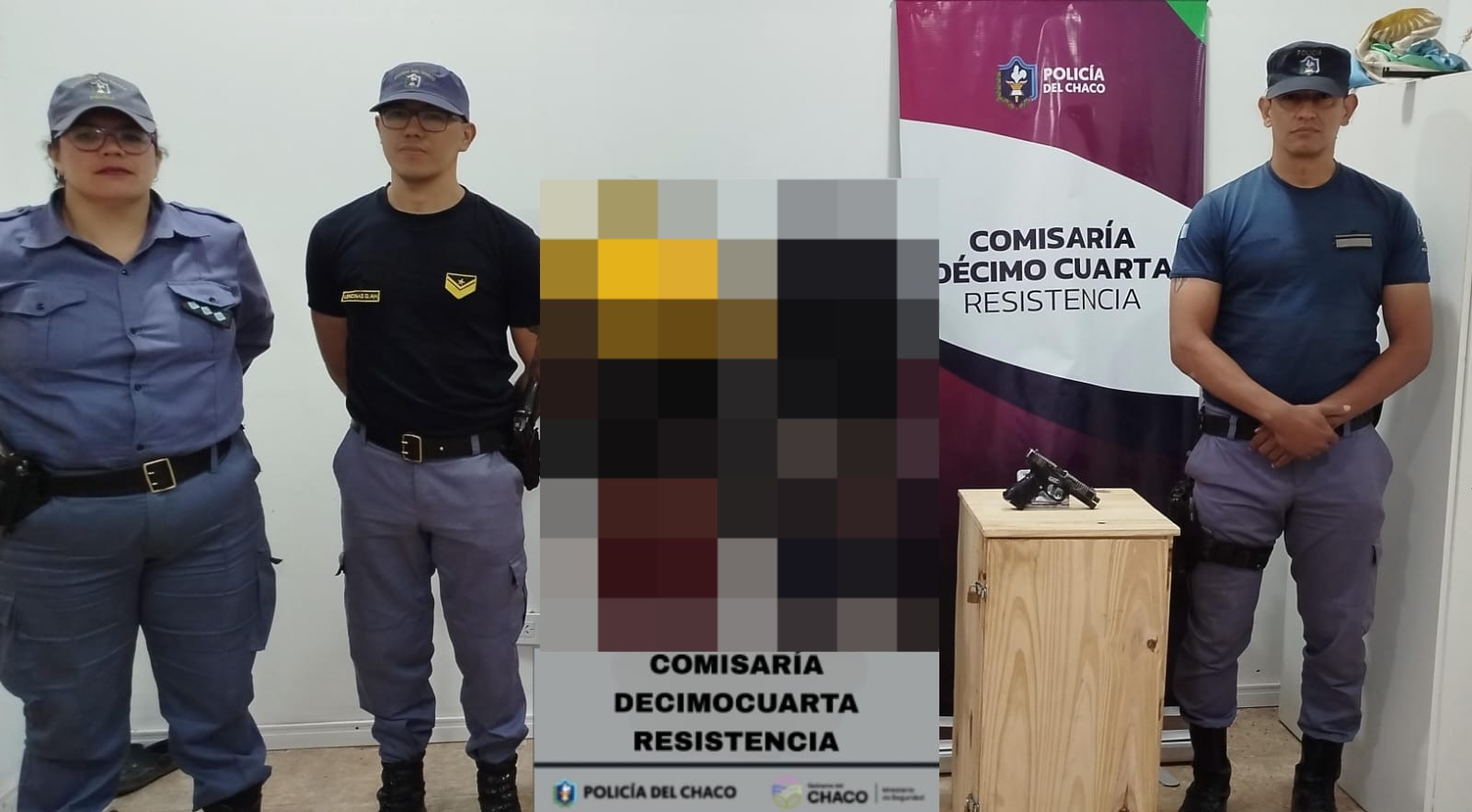 Dos menores demorados con una réplica de arma de fuego en la vía pública