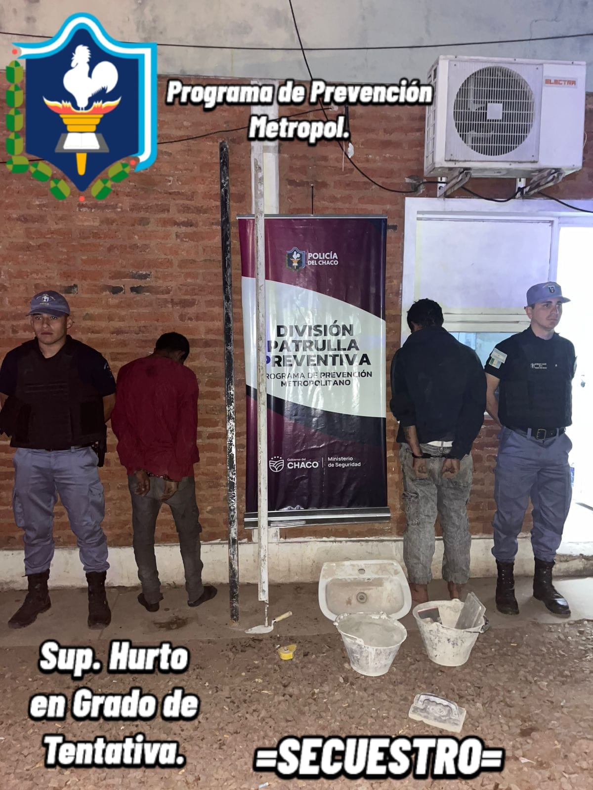 Patrulla Preventiva interviene en tres hechos: detenidos y bienes recuperados