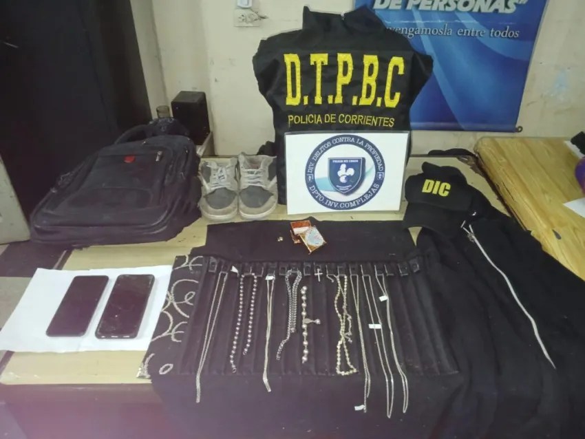 Millonario robo de joyas: cayó en Corrientes la ladrona de 5 millones en joyas