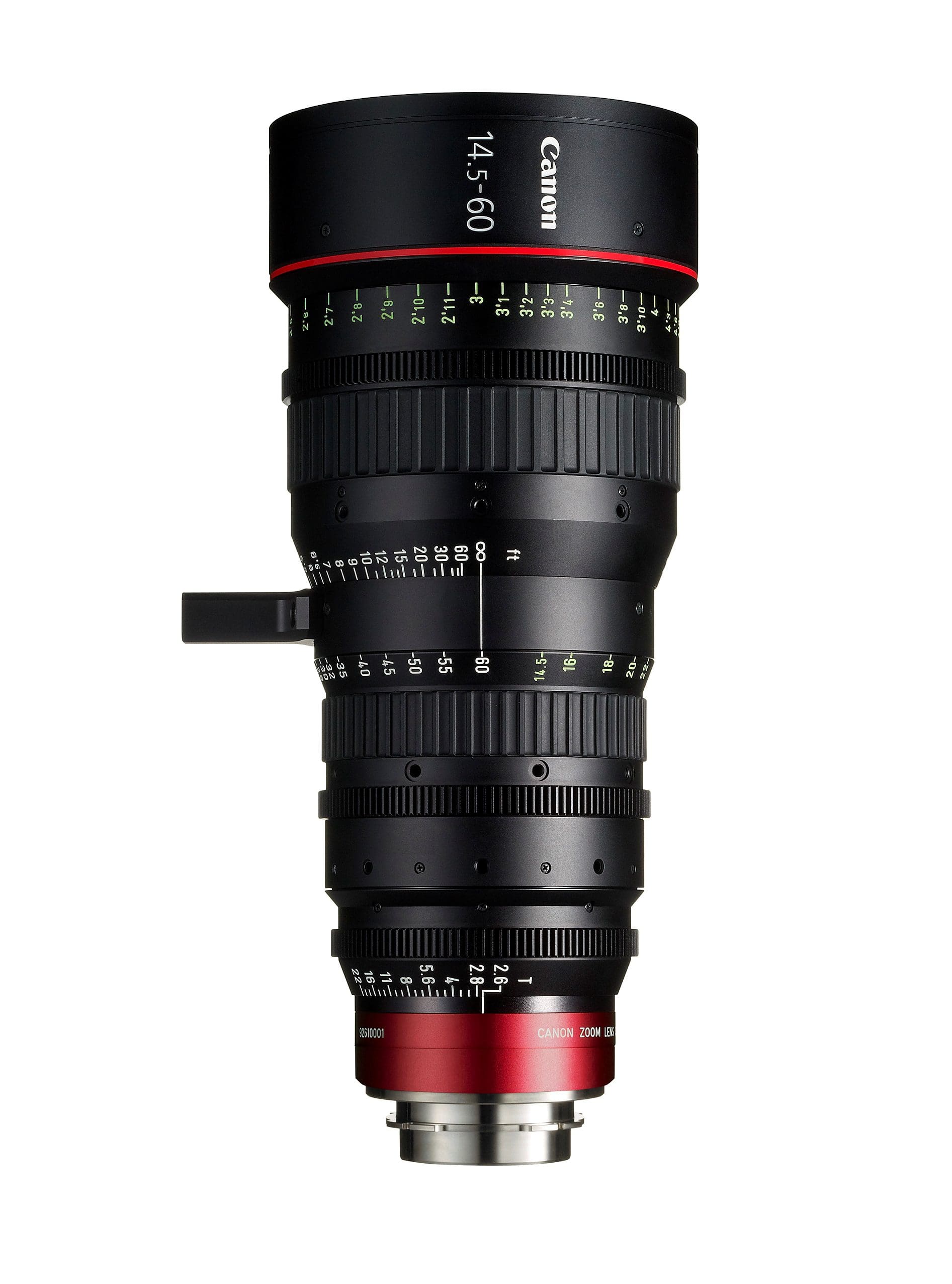 Canon 14-60mm cinema lens with focus markings