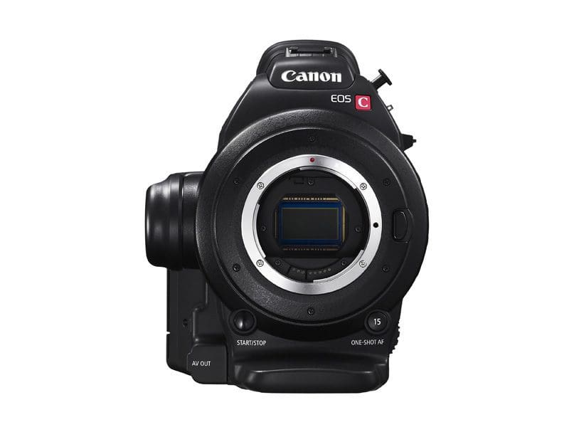 Canon EOS C camera front view