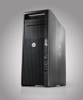 HP Z620 workstation with ribbed design