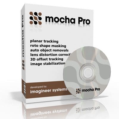 Mocha Pro software box and CD