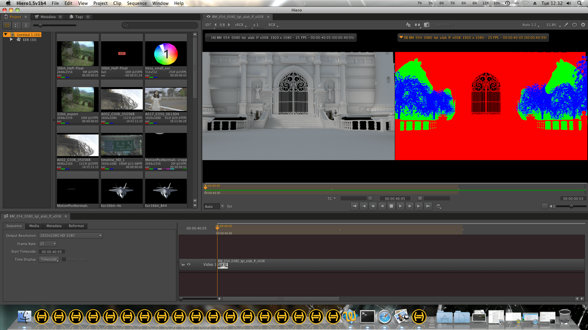 Video editing software interface with footage preview and timeline