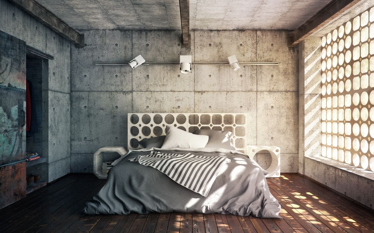 "Industrial Bedroom"/Dusan Vukcevic/Cinema 4D, V-Ray/Slowenien