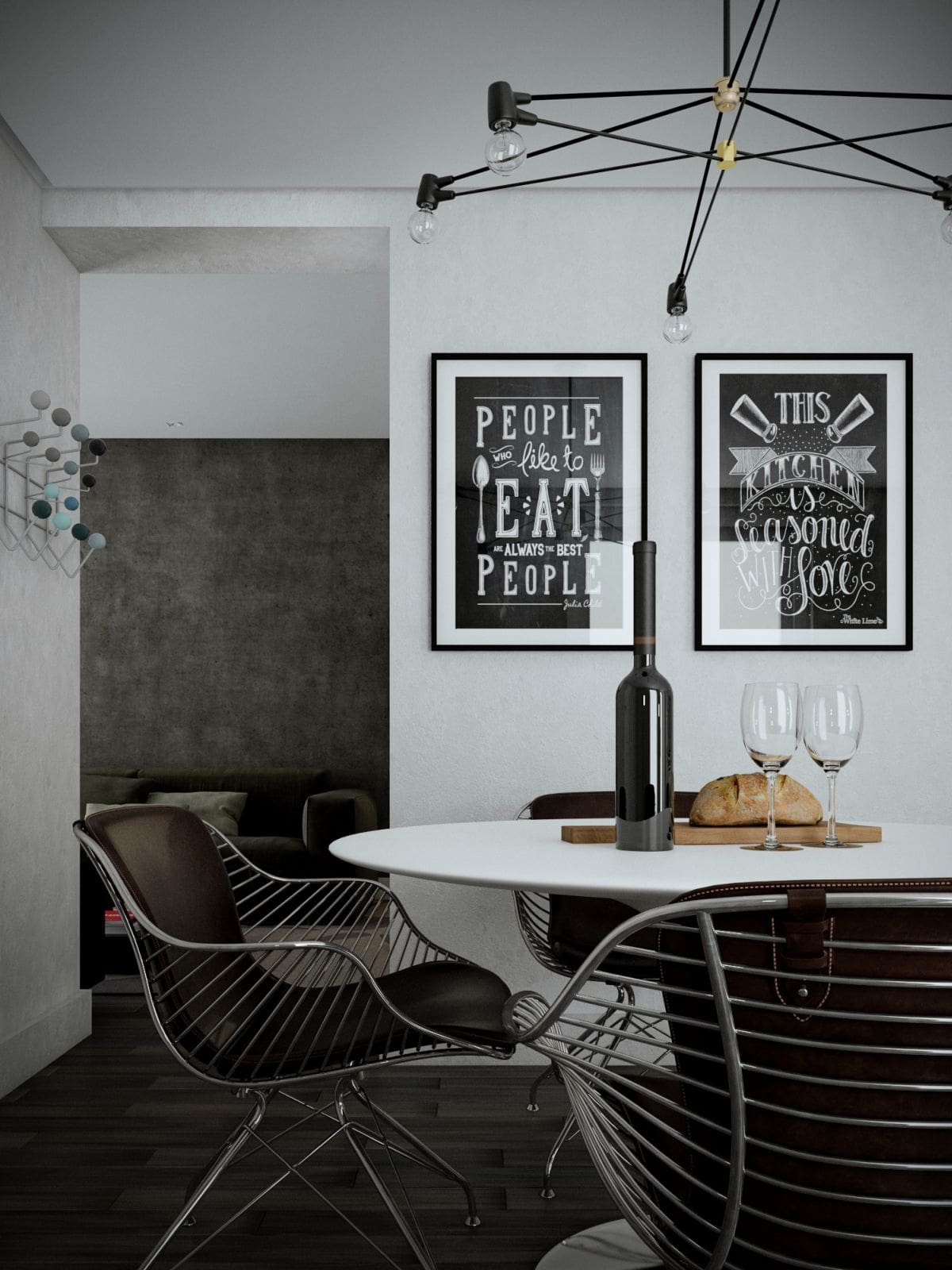 "Apartament 01"/Alberth Costa Uchimata/3ds Max, V-Ray/Brasilien