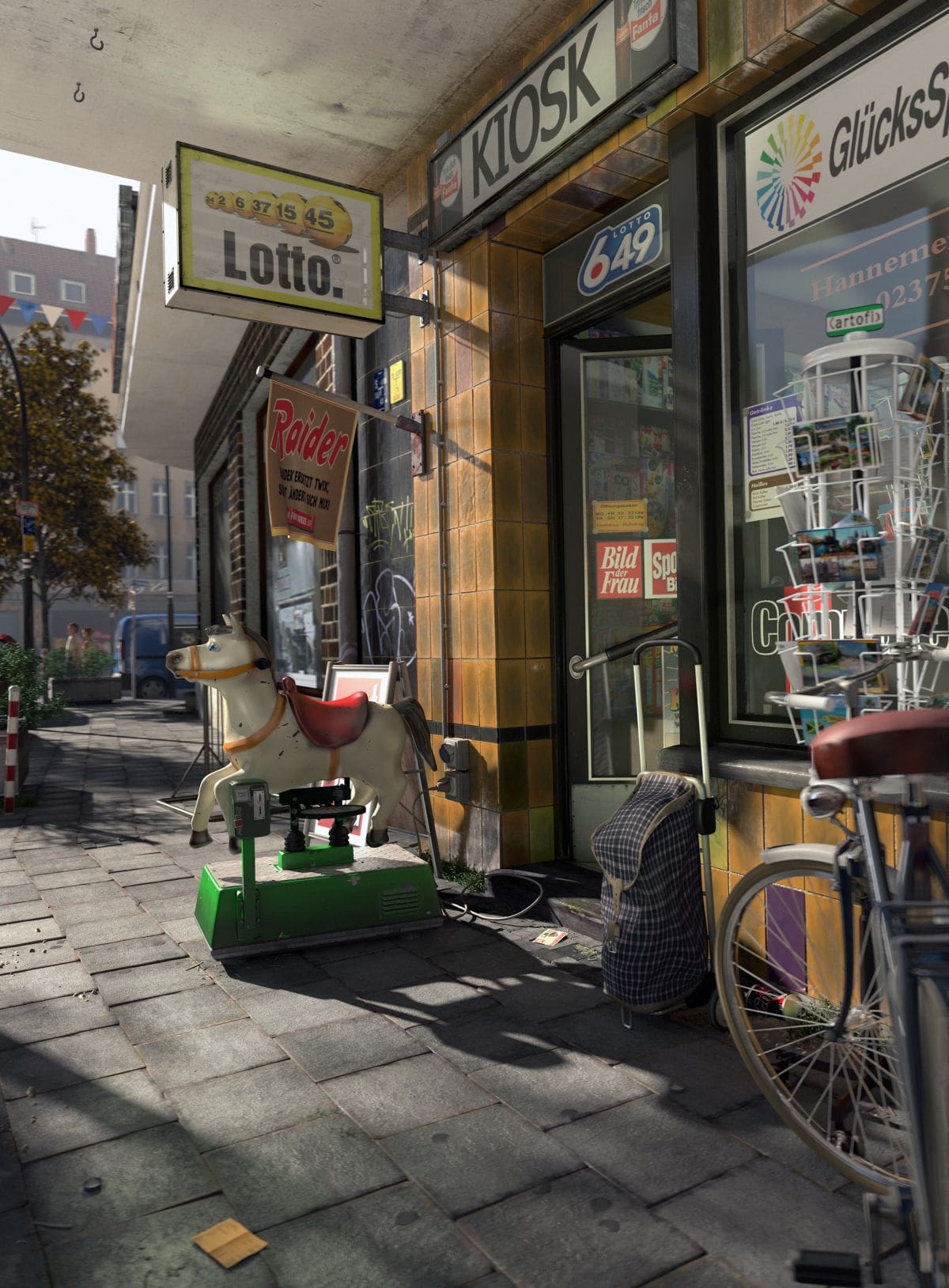"Lottoglück"/Fredi Voß/Cinema 4D/Deutschland