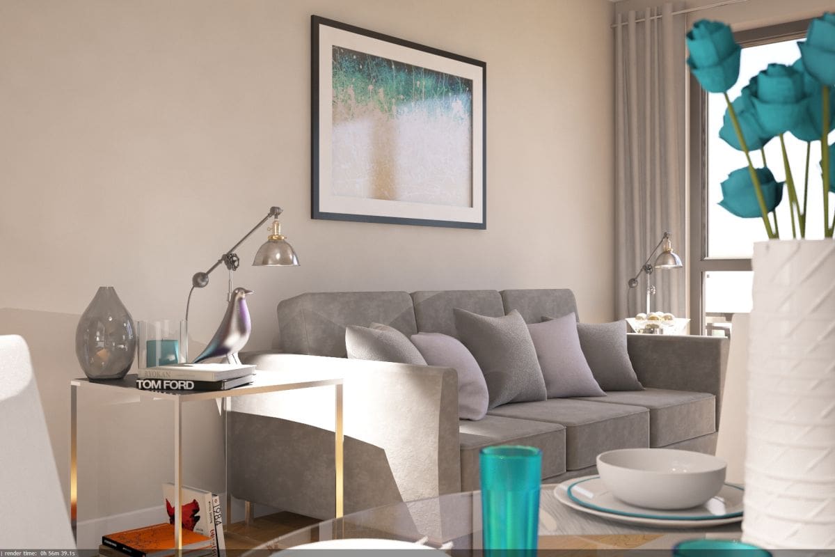 "Oasis Studio Interior"/Oasis Studio/3ds Max, V-Ray/England