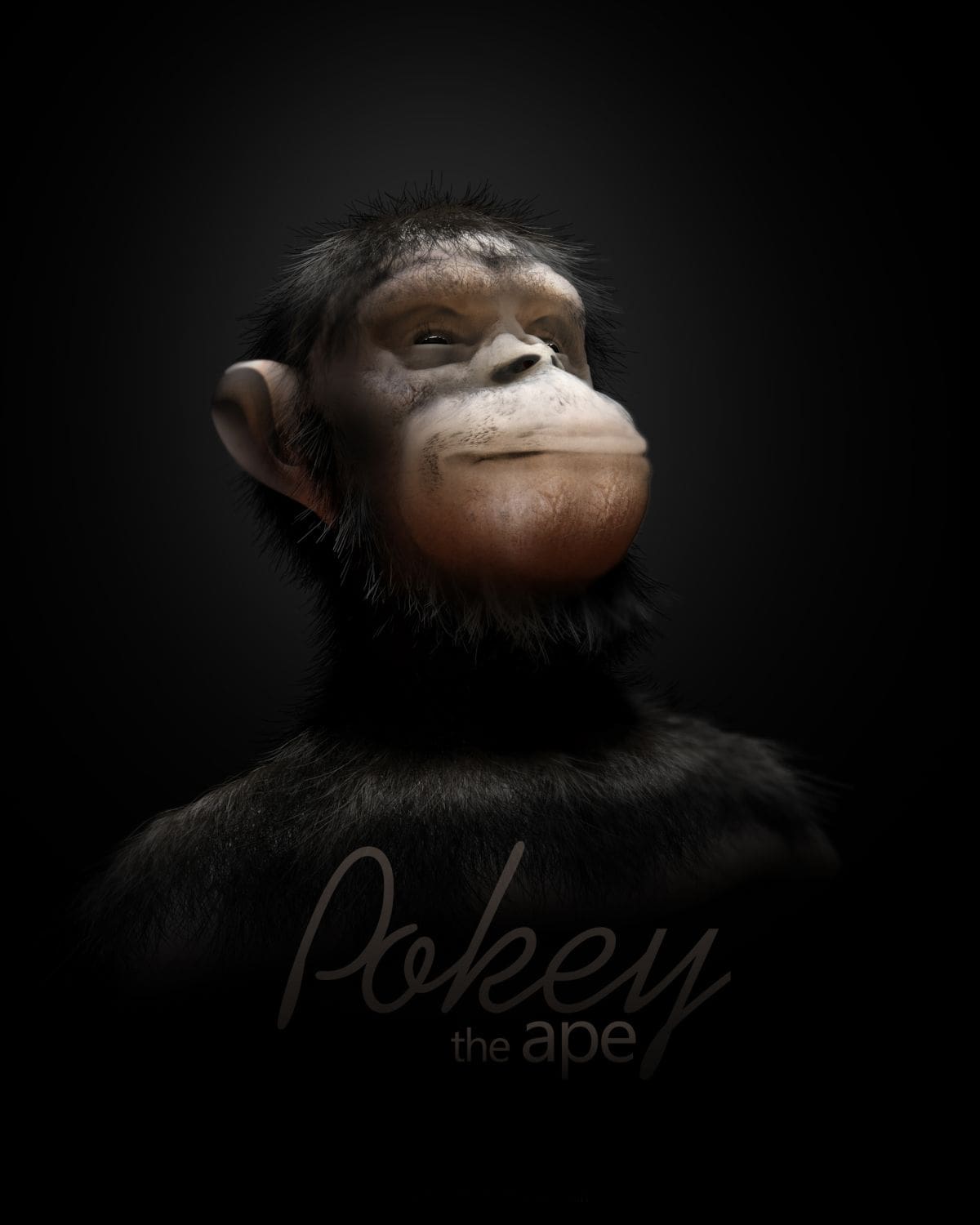 "Pokey the Ape"/Ravi Kamal/Cinema 4D/Indien