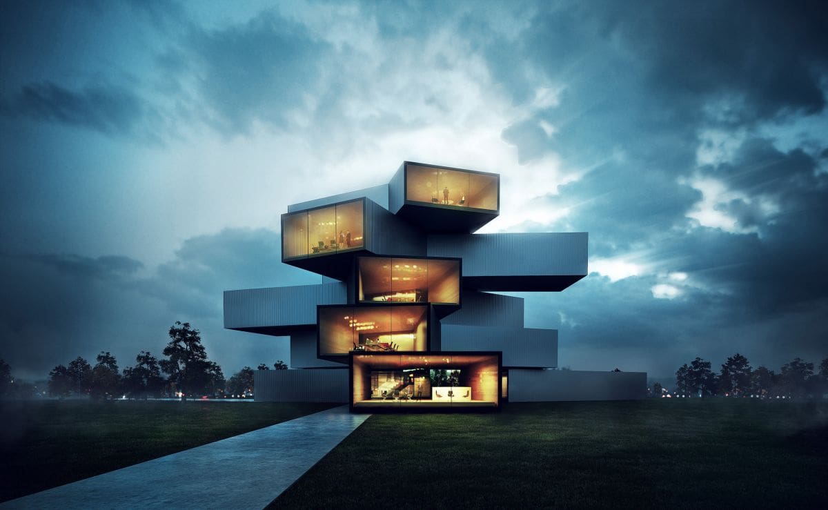 "Modern House"/Sérgio Merêces/3ds Max, V-Ray/Portugal