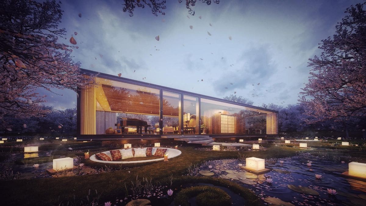 "Gardenian House"/Sérgio Merêces/3ds Max, V-Ray/Portugal
