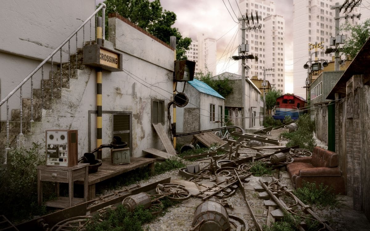 "Train Village"/Yoo Jae Chang/3ds Max/Korea