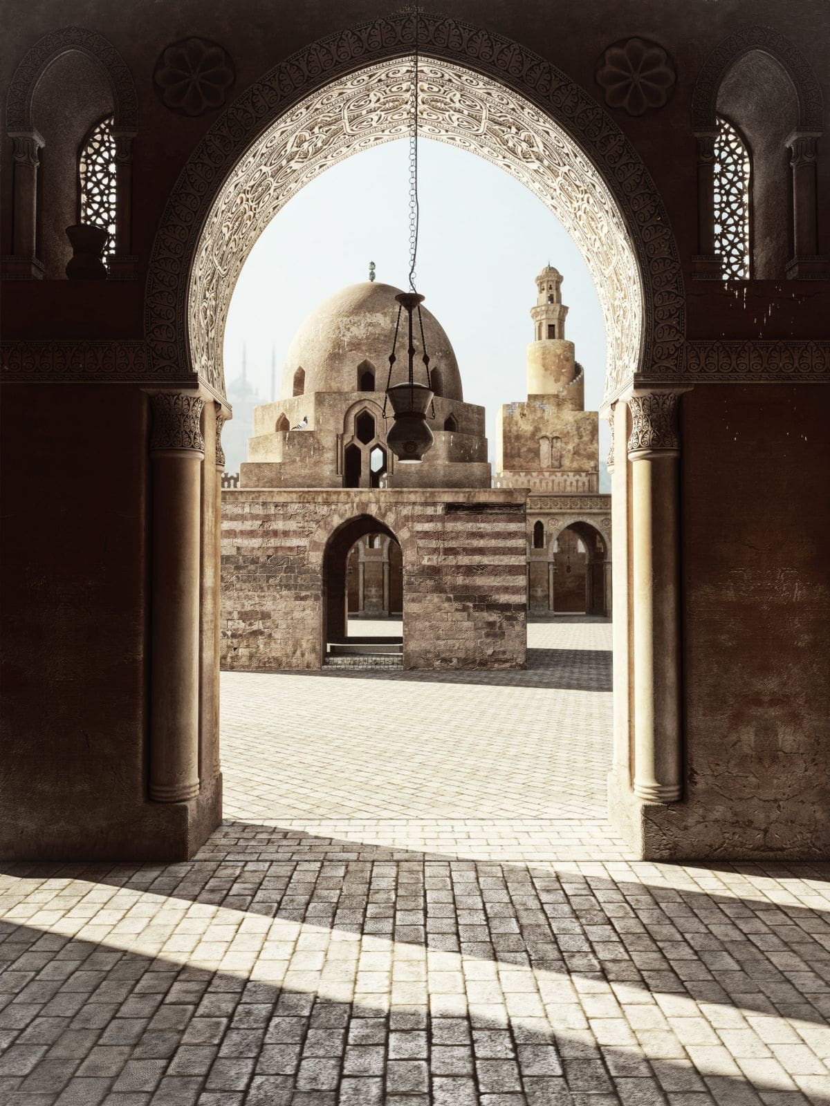"Ibn Tulun Mosque"/Mohamed AbuYhia/3ds Max, V-Ray/Ägypten