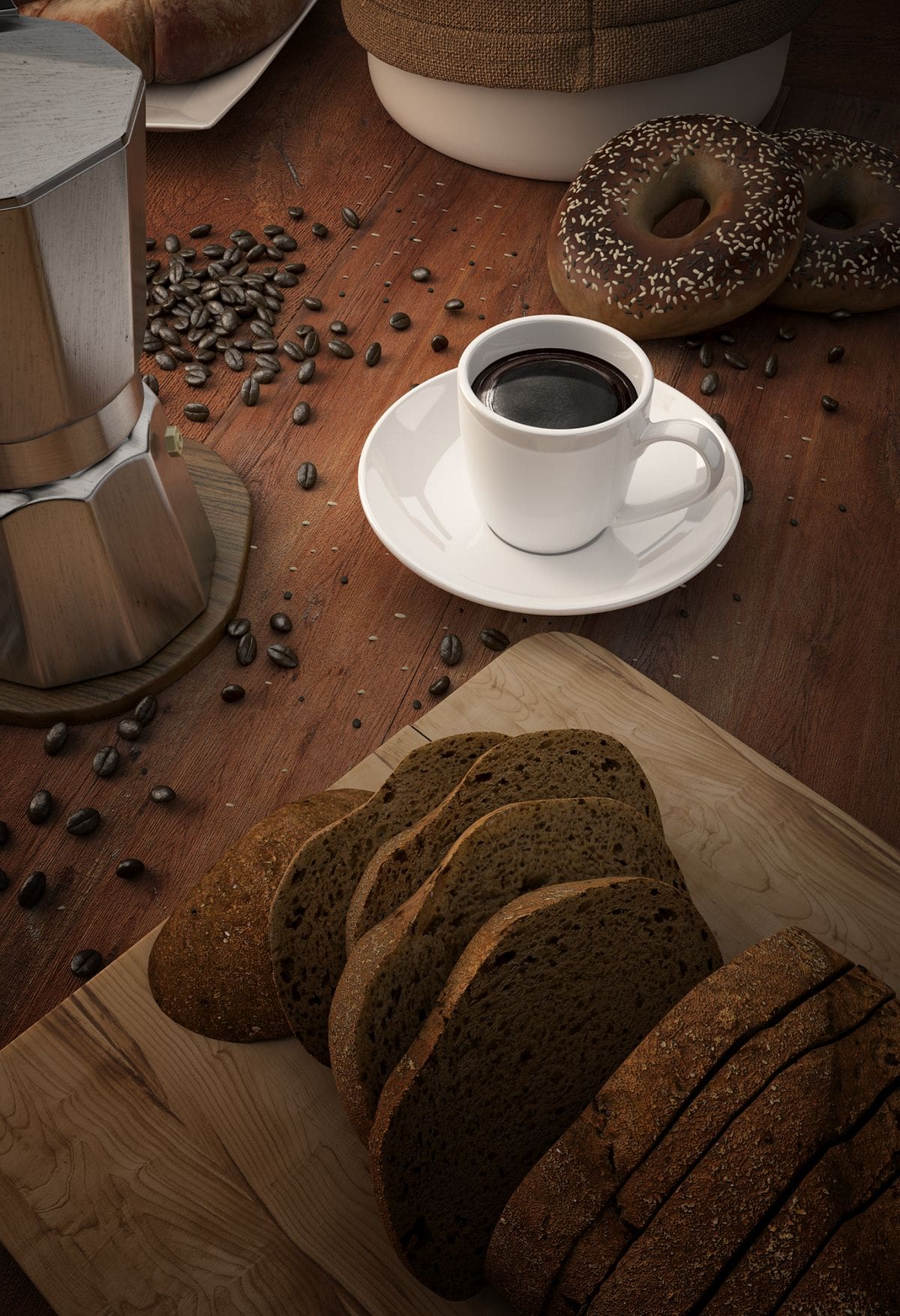"Coffee"/Alberth Costa Uchimata/3ds Max, V-Ray/Brasilien
