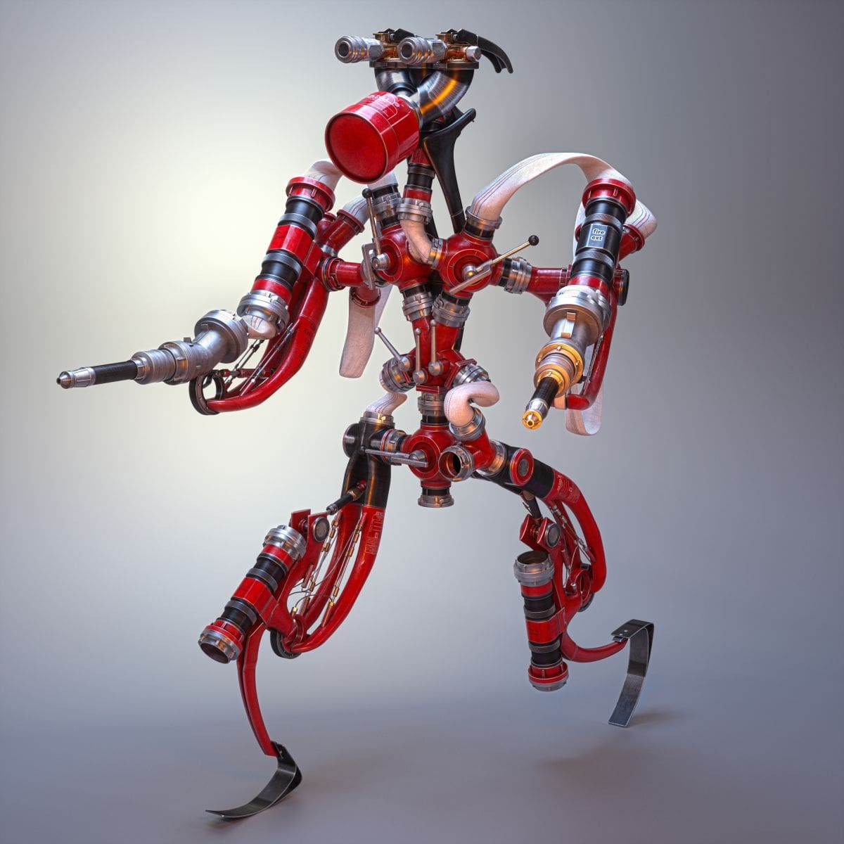 "FireHydrant"Wassermarsch"HellYeah-Bot"/Christian Schweger/Cinema 4D/Deutschland