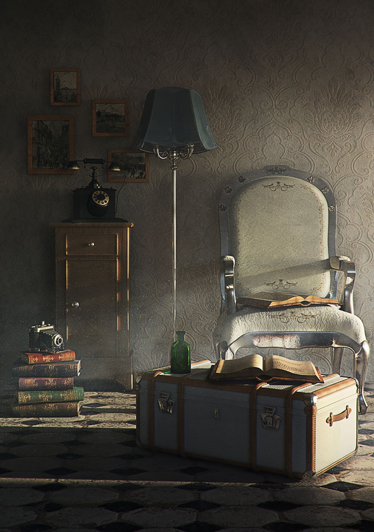 "Old Room"/Lorenzo Argentieri/Maya, Mental Ray/Italien