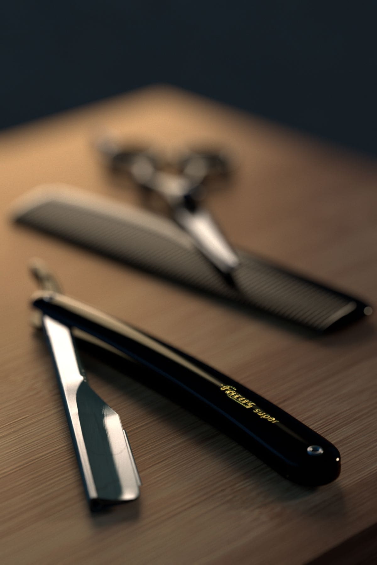 "Straight Razor"/Sigmund Ruud/ZBrush, Maya, V-Ray, Mudbox/Neuseeland