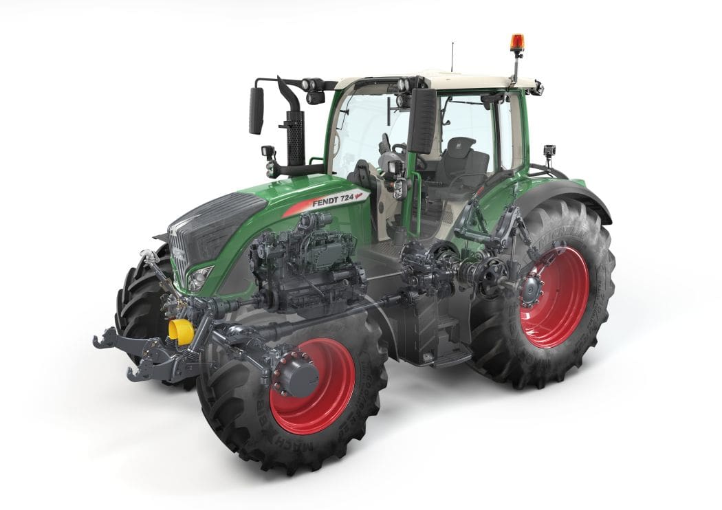 Visualisierung eines Fendt-Traktor