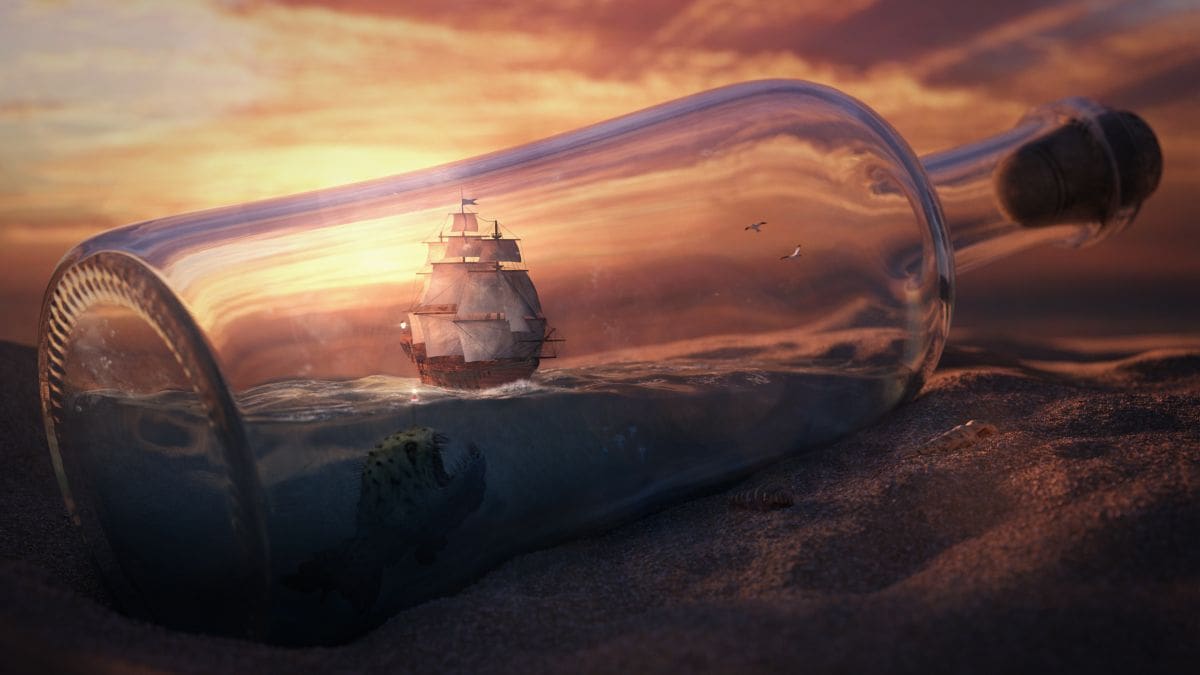 "Ship in a Bottle"/Manuel Peter/Blender/Deutschland