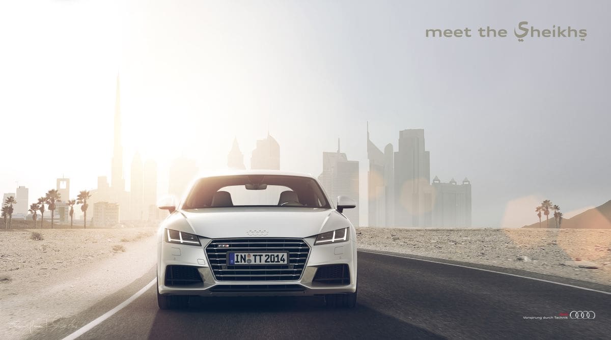 "Audi TT - Meet the Sheikhs"/Philipp Hana/Maya, Vred/Deutschland