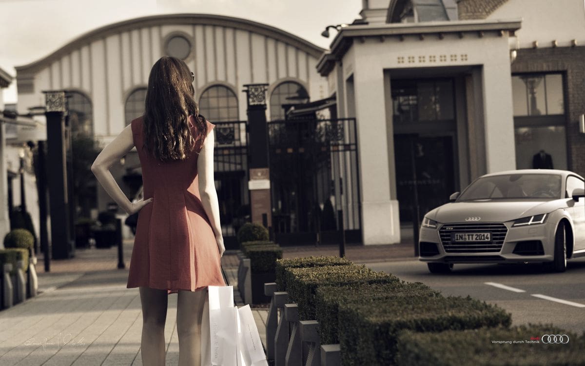 "Audi TT - Shopping at the Village"/Philipp Hana/Vred/Deutschland