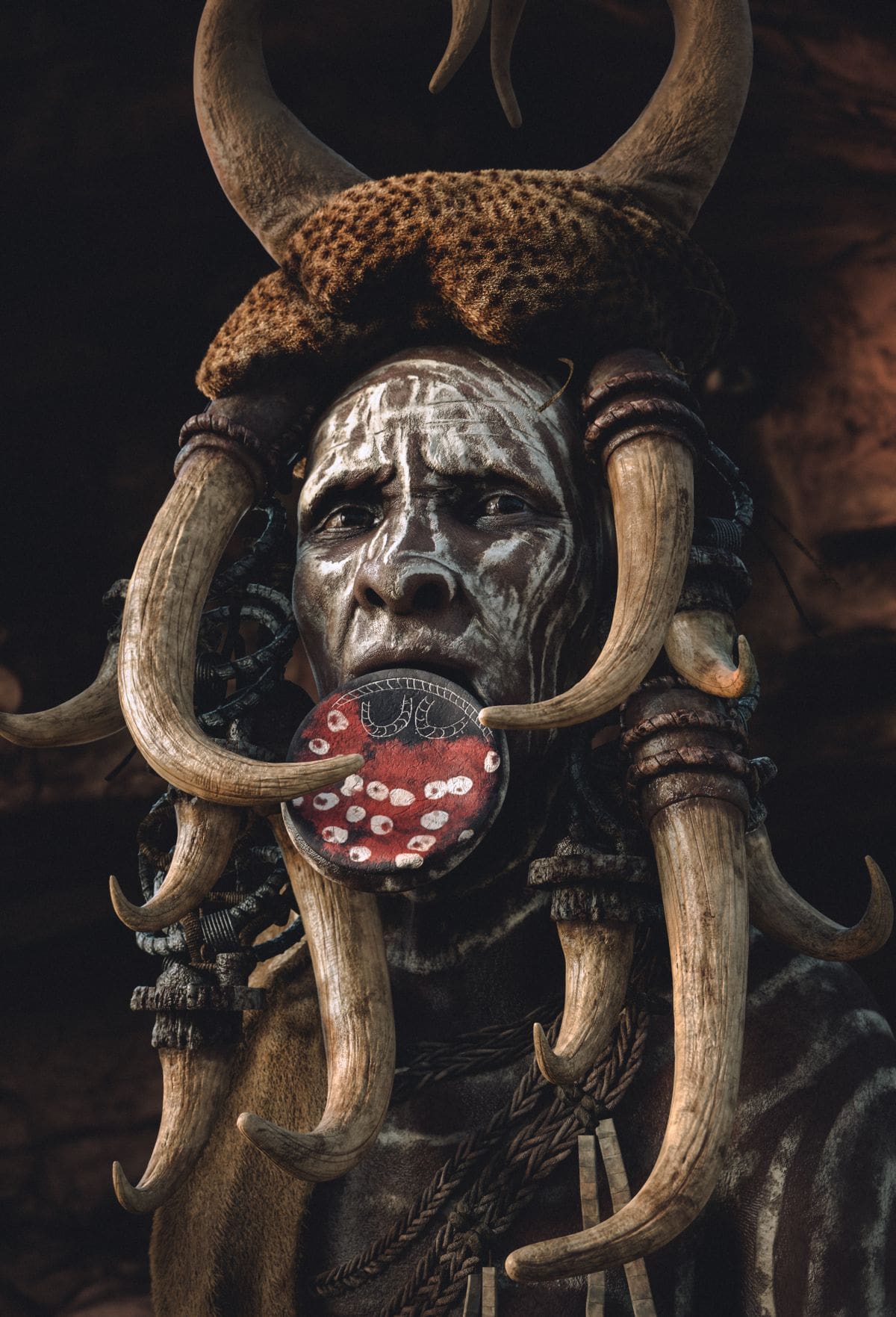 "Mursi Tribe"/GV Prashanth/ZBrush, Maya, Lightroom/Indien