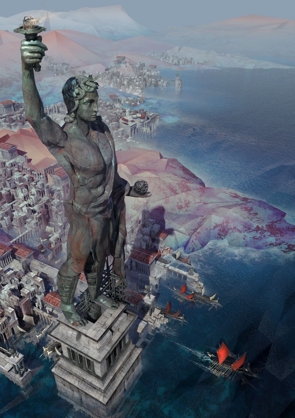 "Wonders: Colossus of Rhodes"/Te Hu/Maya, Mental Ray/USA