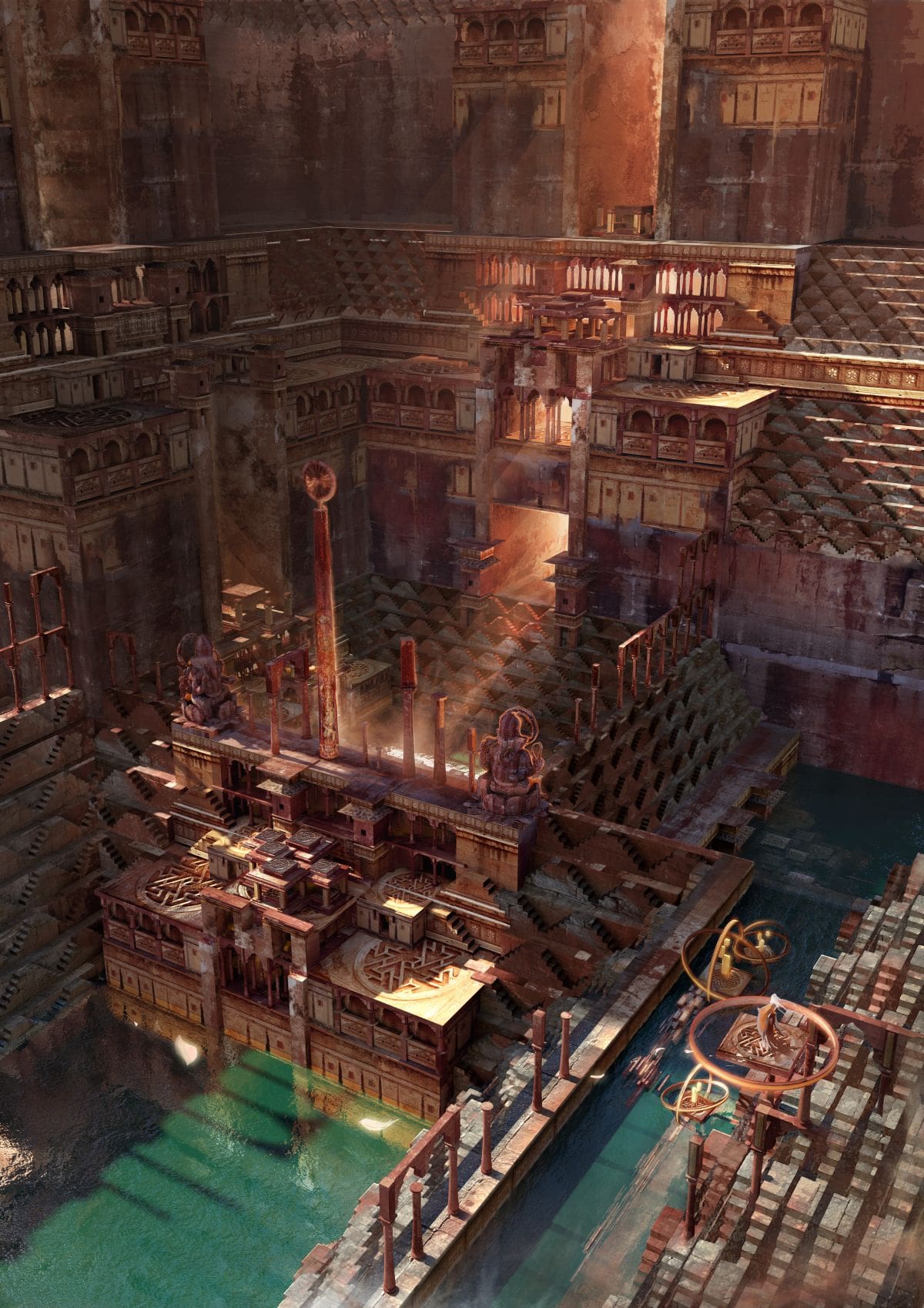 "Wonders: Reservoir of India"/Te Hu/Maya, Mental Ray/USA