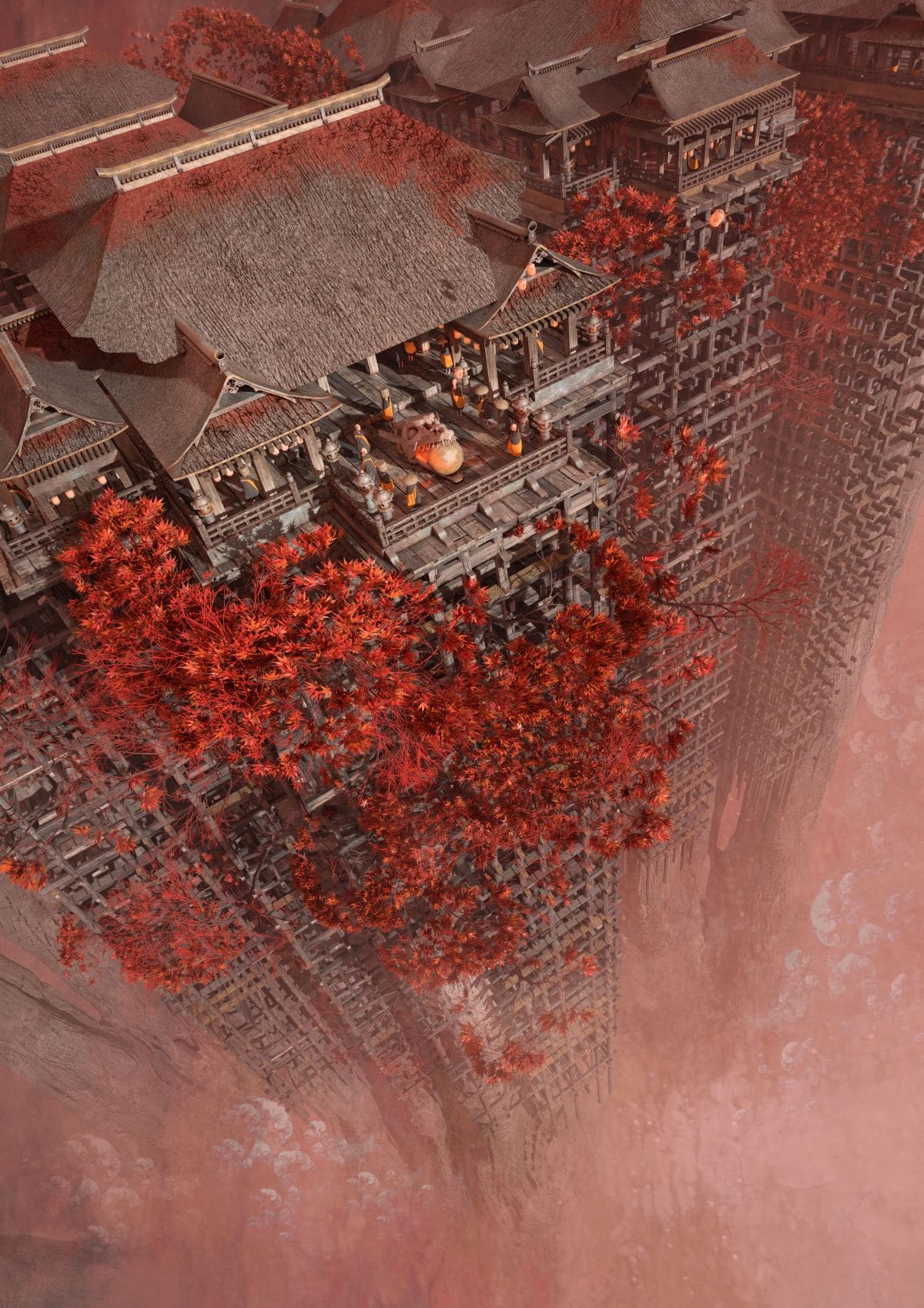 "Wonders: Kiyomizu Temple (Dragon Layer)"/Te Hu/Maya, Mental Ray/USA