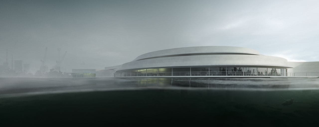 The Building on the Water / Álvaro Siza + Carlos C, Artists: Marcin Jastrzebski, Software: Cinema4D, Modo