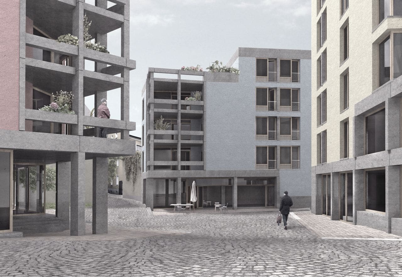 Der Hohe, der Dicke, der Lange, Artists: Nick Förster Charlotte Osthelder Jonas Müller , Auftraggeber: Studio Krucker Bates an der TU München, Software: 3ds Max, Rhinoceros, VRay