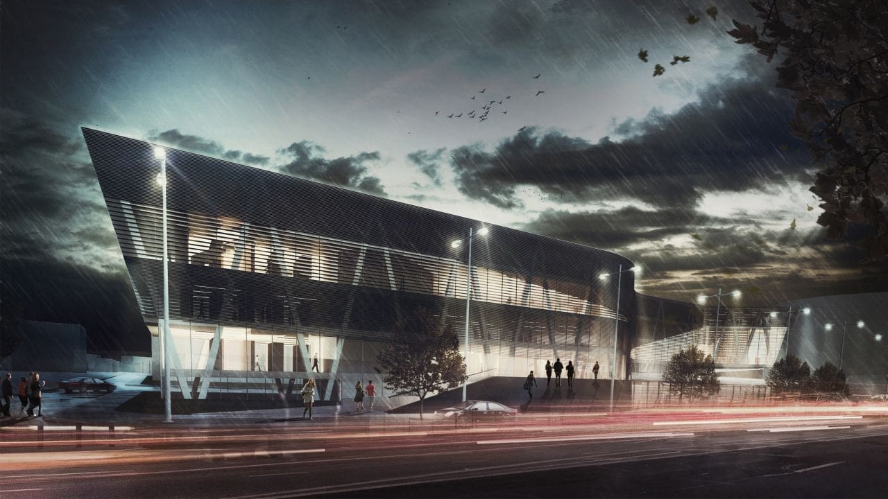 Bibliothek Kosovo in Prishtina, Artists: Patrik Matoshi Architecture & interior design, Software: 3ds Max, V-Ray