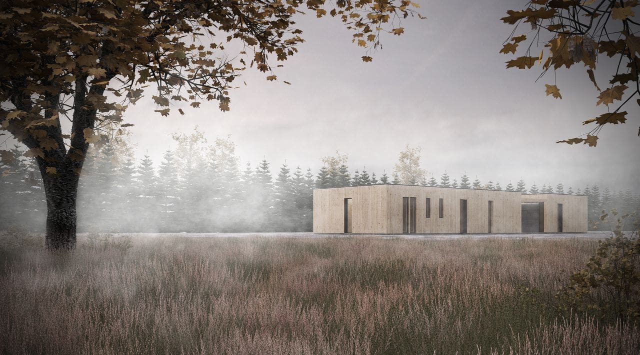 Wooden office building - 1, Artists: Patrick Drescher, Software: 3ds Max, V-Ray