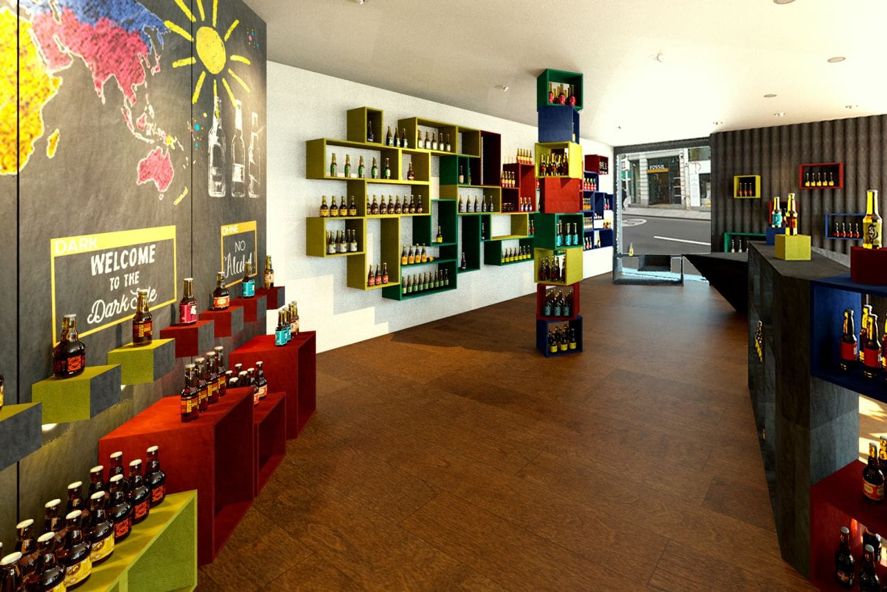 bottle shop 'bierig' Bild 1, Artists: Matthias Humer, Katharina Binder, Theresa Obermayr,