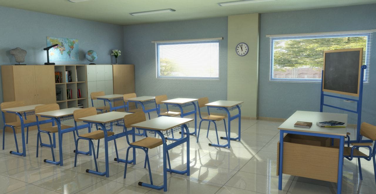 Classroom, Artists: MADE BY ROBERTO SENATO FOR DYNEMATICA SRL, Auftraggeber: camillo sirianni, Software: Modo