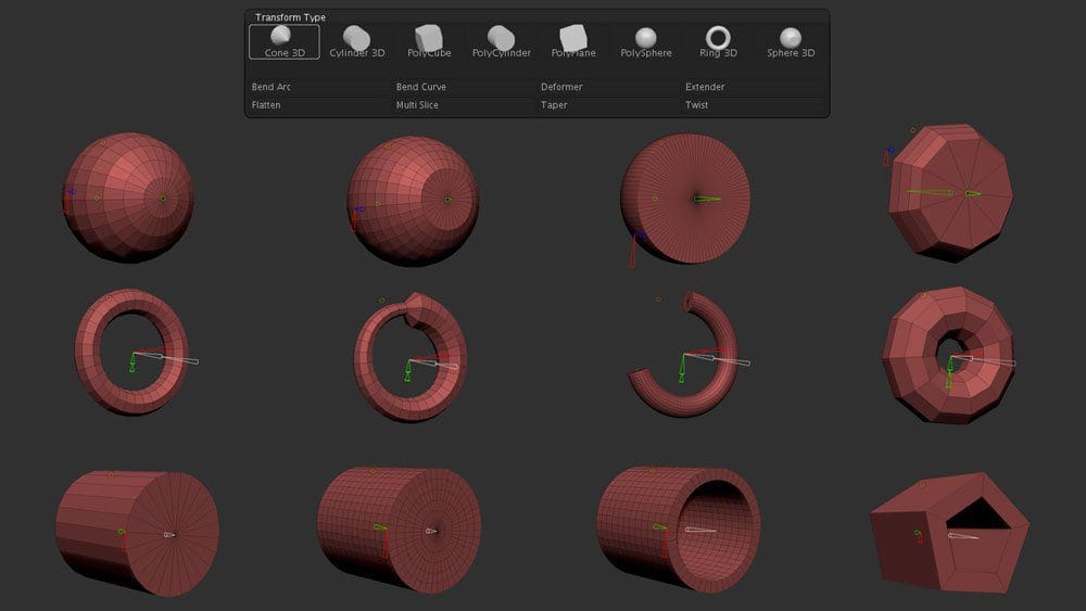 ZBrush 4R8 - Interaktive Primtives