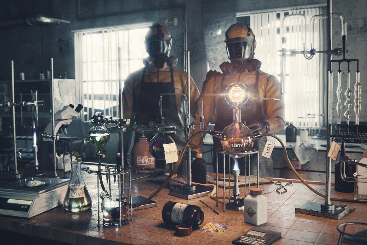 "The Experiment", von Manuel Peter aus Deutschland, gestaltet mit Blender