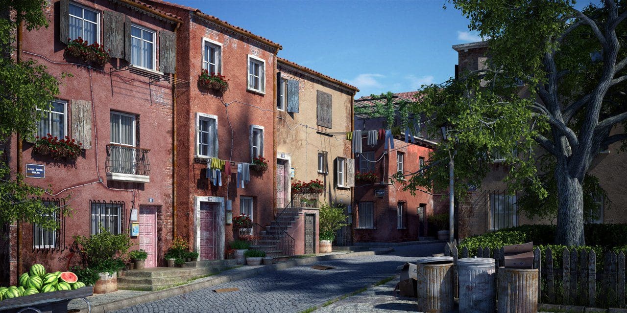 "Kara Incir Street", von Cihan Özkan aus der Türkei, gestaltet mit 3ds Max & VRay