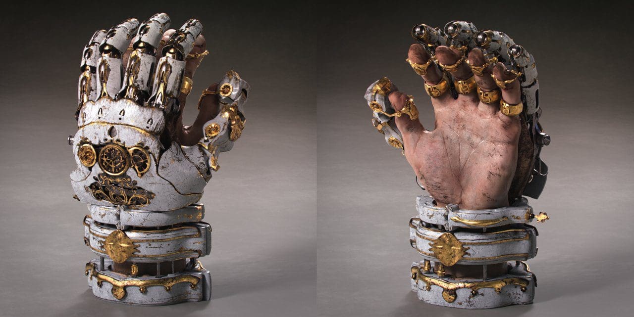 "Steampunk Royal Gauntlet", von Tuna Unalan & Onur Can Cayli aus den USA, gestaltet mit ZBrush, Renderman & Maya
