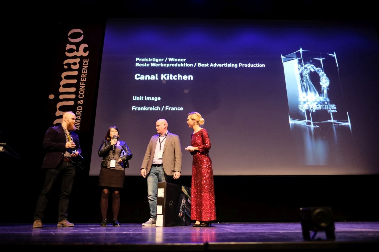 Beste Werbeproduktion: "Canal Kitchen" von Unit Image mit Kategoriesponsor Dell