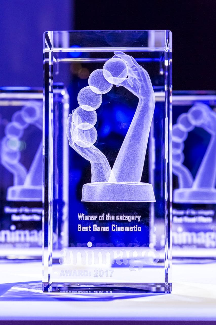 animago AWARD Trophäe: Bestes Game Cinematic