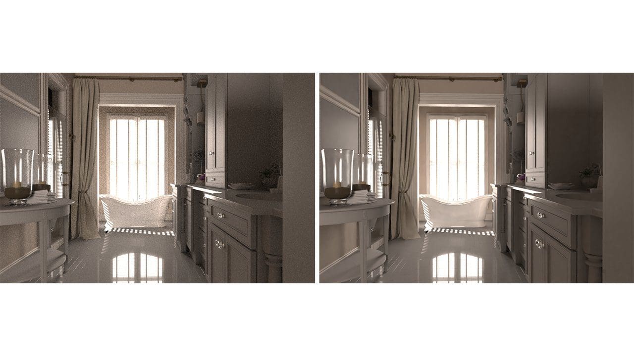 Denoising - vorher/nachher