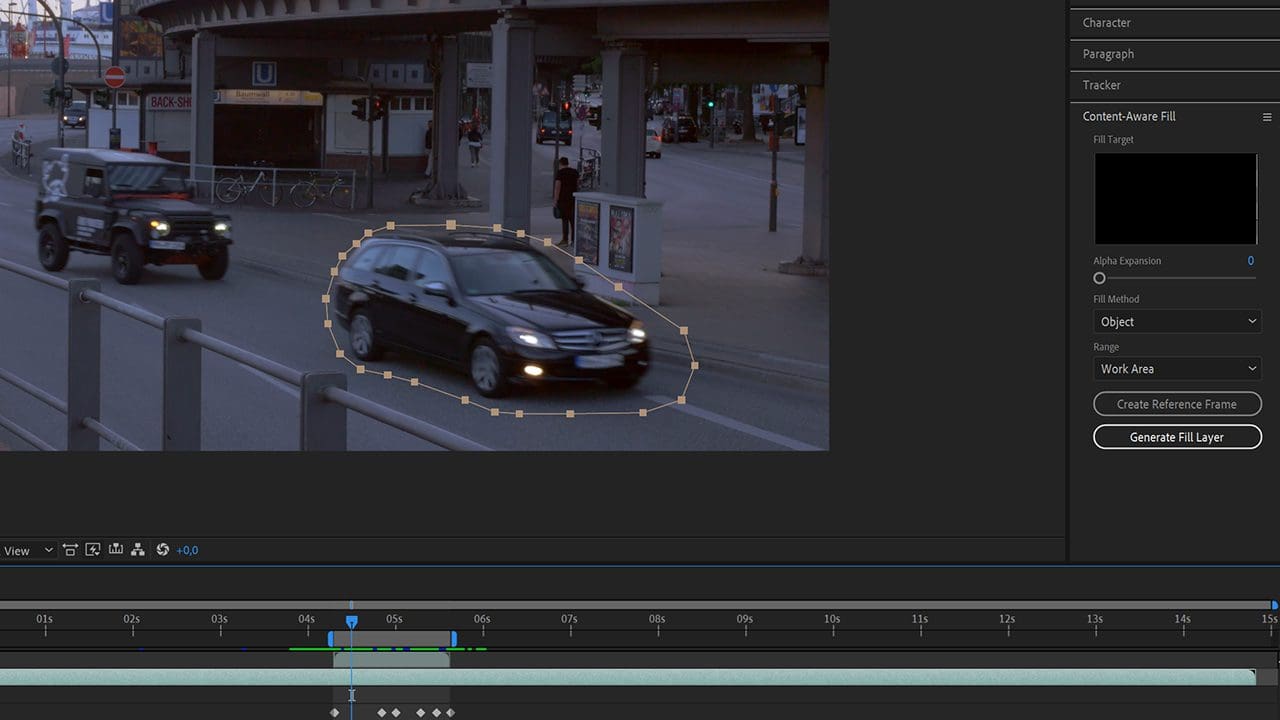 Quick & Dirty: In dem Kurz-test mit einer einfachen Maske und wenigen Keyframes
