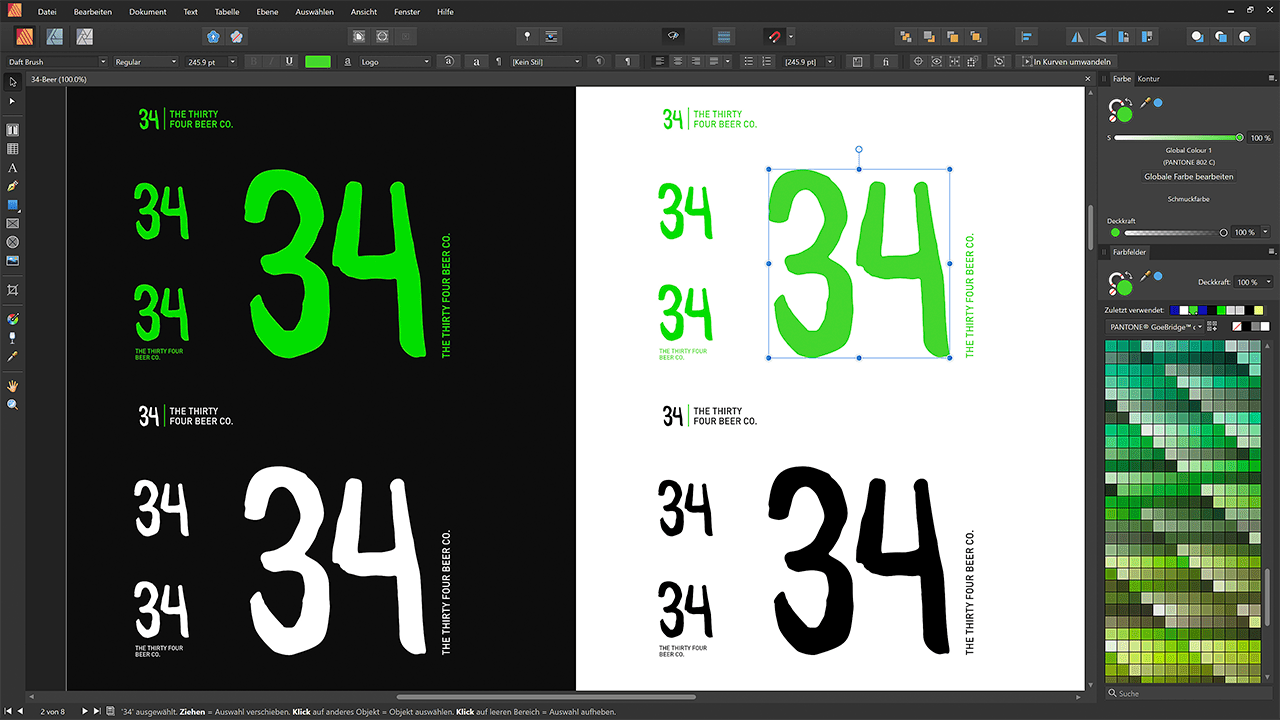 DE - Windows - Affinity Publisher - CMYK Pantone