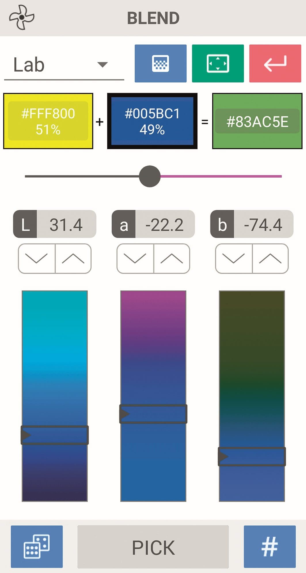 Farben mischen