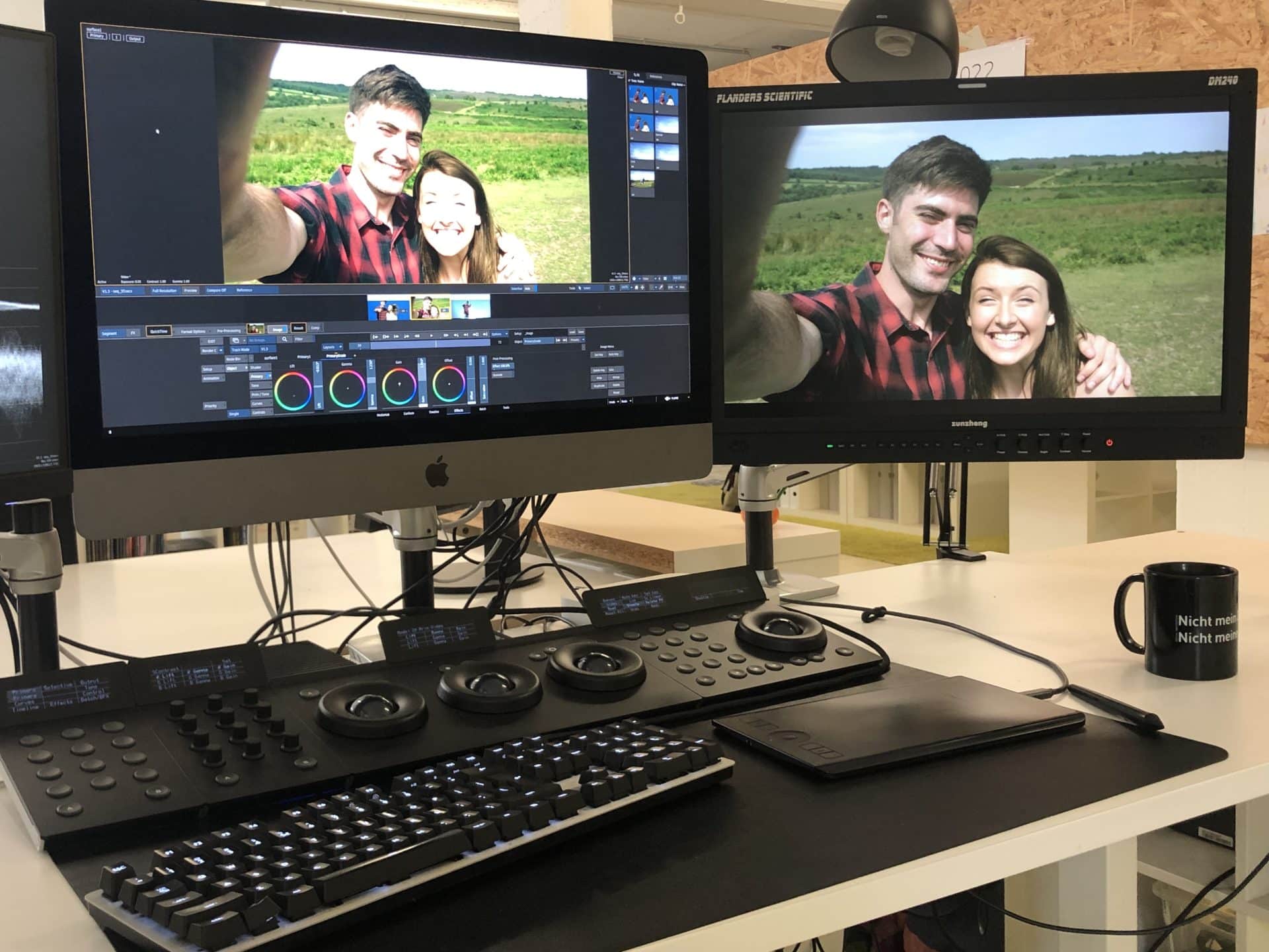 Flame meets Tangent: Eins haben die Grader allen anderen Postpro-Spezialisten voraus: Die schönste Eingabehardware. Aber taugt die auch in einem FX/VFX/Comp-Umfeld? Wir testen! (S. 16)