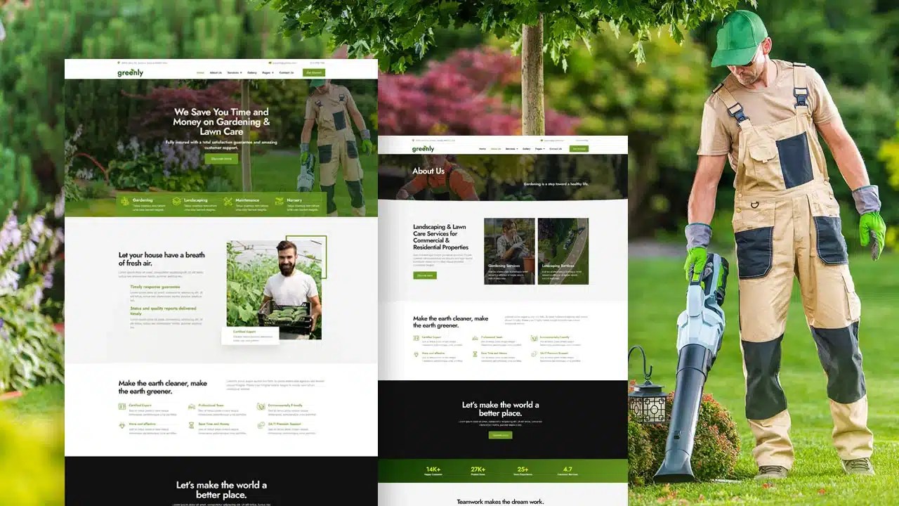 Greenly-banner Greenly – Landscape & Gardening Elementor Template - Image 1