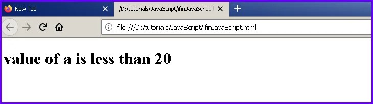 JavaScript Control Statements and Operators