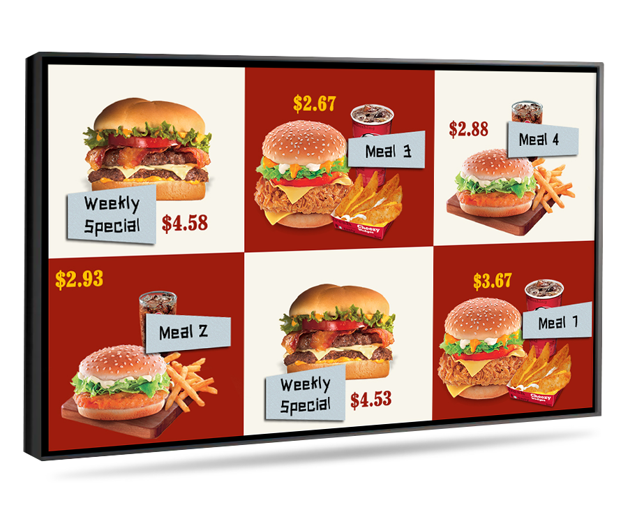 Download this free psd file about restaurant menu mock up design, and discover more than 21 million professional graphic resources on freepik. Digital Signage Digital Menu Boards Digital Signage Touchscreen Applications And Wayfindingdigital Signage Touchscreen Applications And Wayfinding